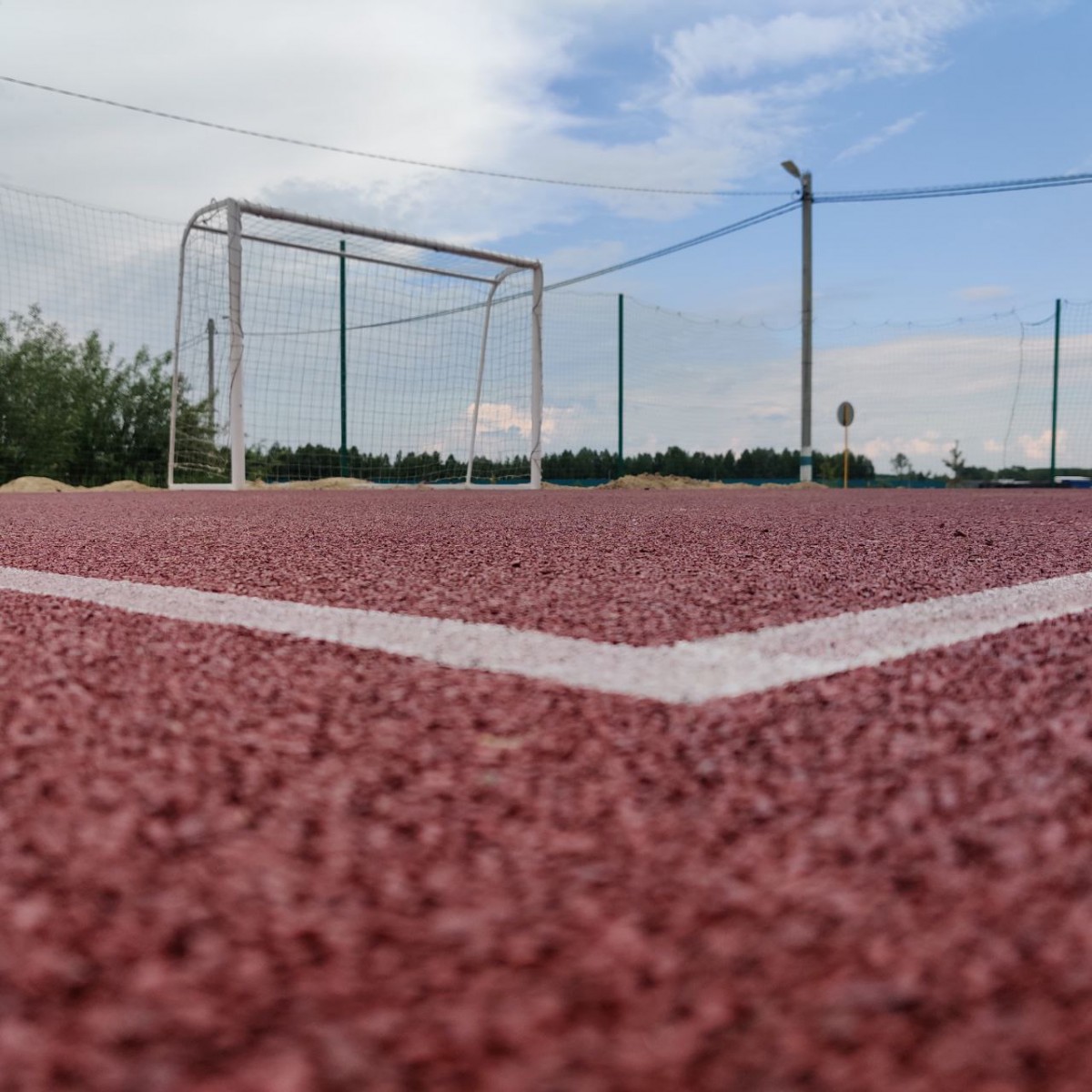 Открытие футбольного поля Открытие футбольного поля